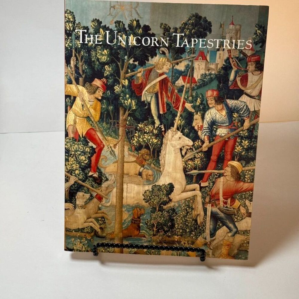 The Unicorn Tapestries Metropolitan Museum of Art Cavallo Paperback Book Vtg